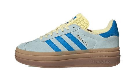 Adidas Gazelle Bold Almost Blue Yellow IE0430 – sneaker autêntico da CollectKicks