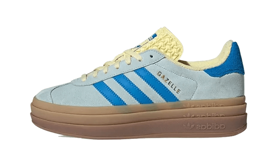 Adidas Gazelle Bold Almost Blue Yellow IE0430 – sneaker autêntico da CollectKicks