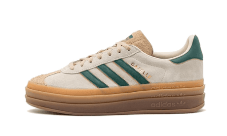 Adidas Gazelle Bold Magic Beige Collegiate Green  – sneaker autêntico da CollectKicks