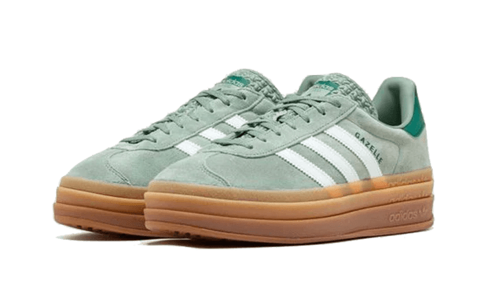 Adidas Gazelle Bold Silver Green Gum  – sneaker autêntico da CollectKicks