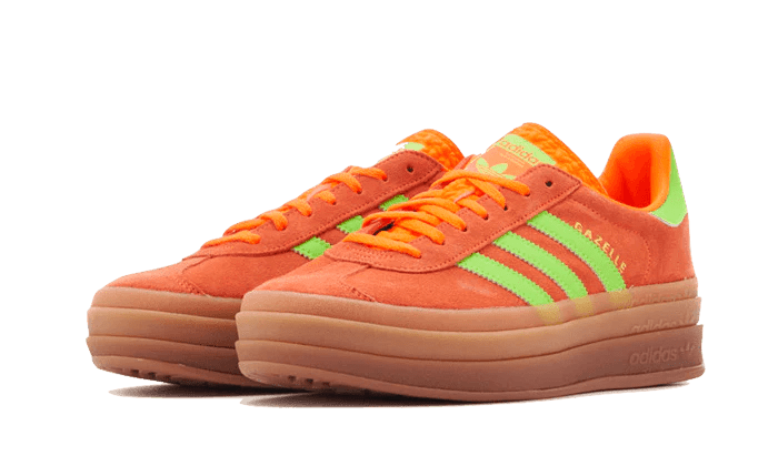 Adidas Gazelle Bold Solar Orange Solar Green  – sneaker autêntico da CollectKicks