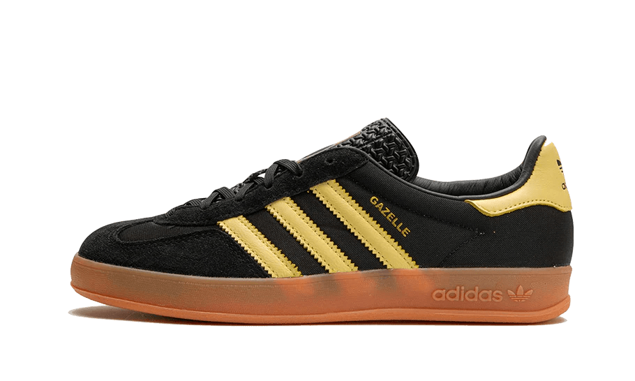 Adidas Gazelle Indoor Black Almost Yellow Gum IG4999 – sneaker autêntico da CollectKicks