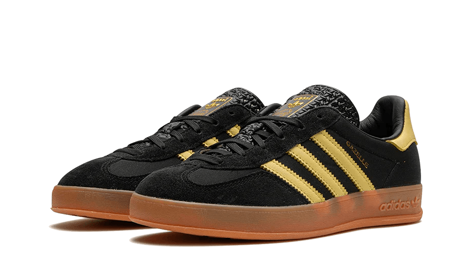 Adidas Gazelle Indoor Black Almost Yellow Gum IG4999 – sneaker autêntico da CollectKicks