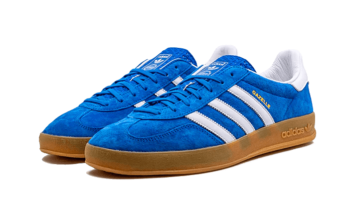 Adidas Gazelle Indoor Blue Bird Gum H06260 – sneaker autêntico da CollectKicks