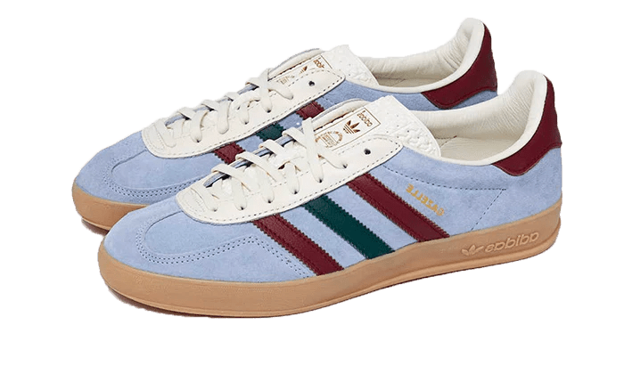 Adidas Gazelle Indoor Blue Dawn Collegiate Burgundy |IG4994| CollectKicks