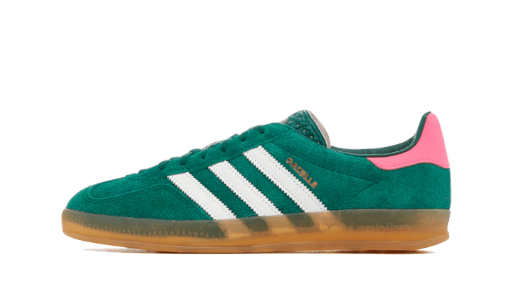 Adidas Gazelle Indoor Collegiate Green Lucid Pink  – sneaker autêntico da CollectKicks