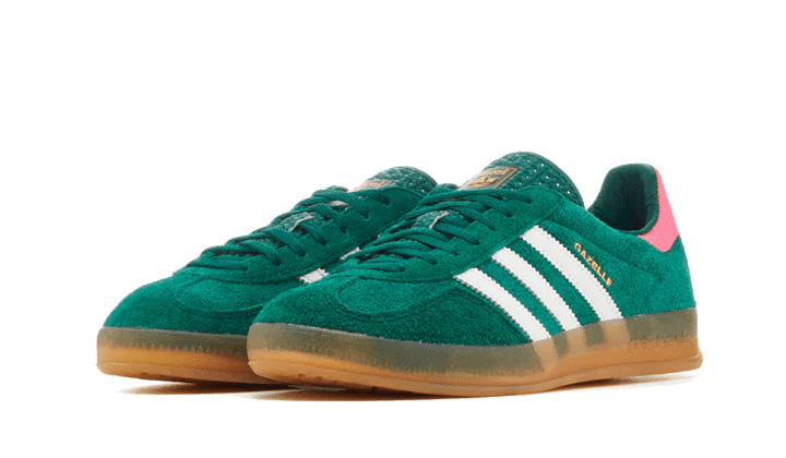 Adidas Gazelle Indoor Collegiate Green Lucid Pink  – sneaker autêntico da CollectKicks