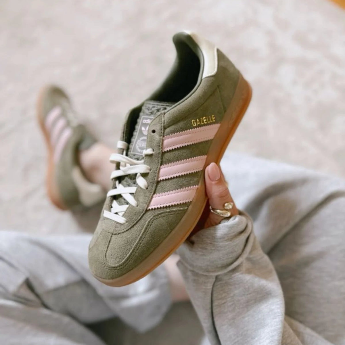 Adidas Gazelle Indoor Focus Olive |JH6475| CollectKicks