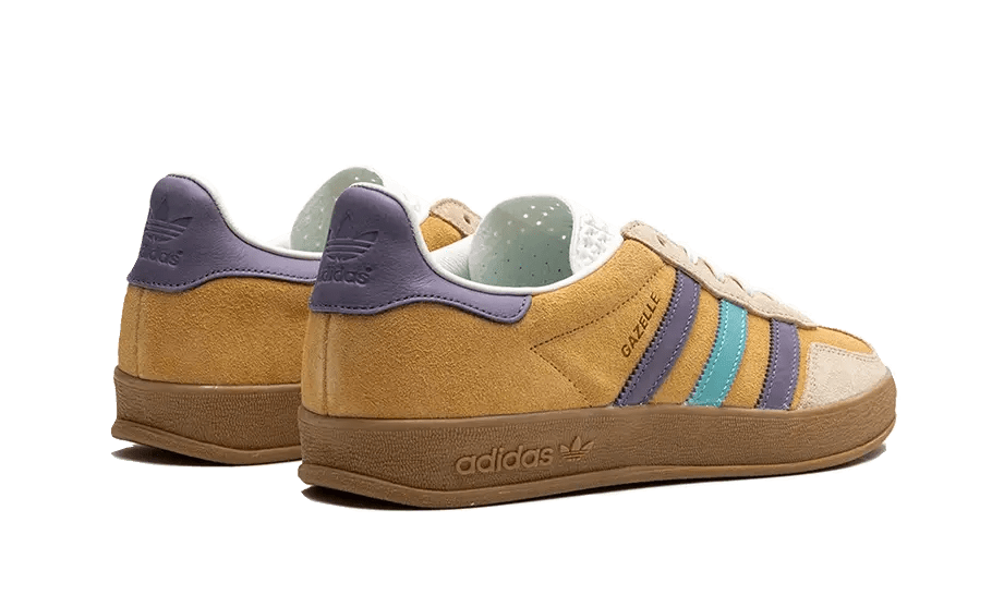 Adidas Gazelle Indoor Glow Orange Shadow Violet IG1636 – sneaker autêntico da CollectKicks