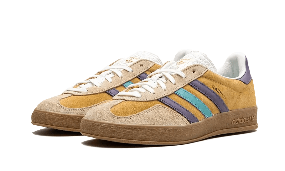 Adidas Gazelle Indoor Glow Orange Shadow Violet IG1636 – sneaker autêntico da CollectKicks