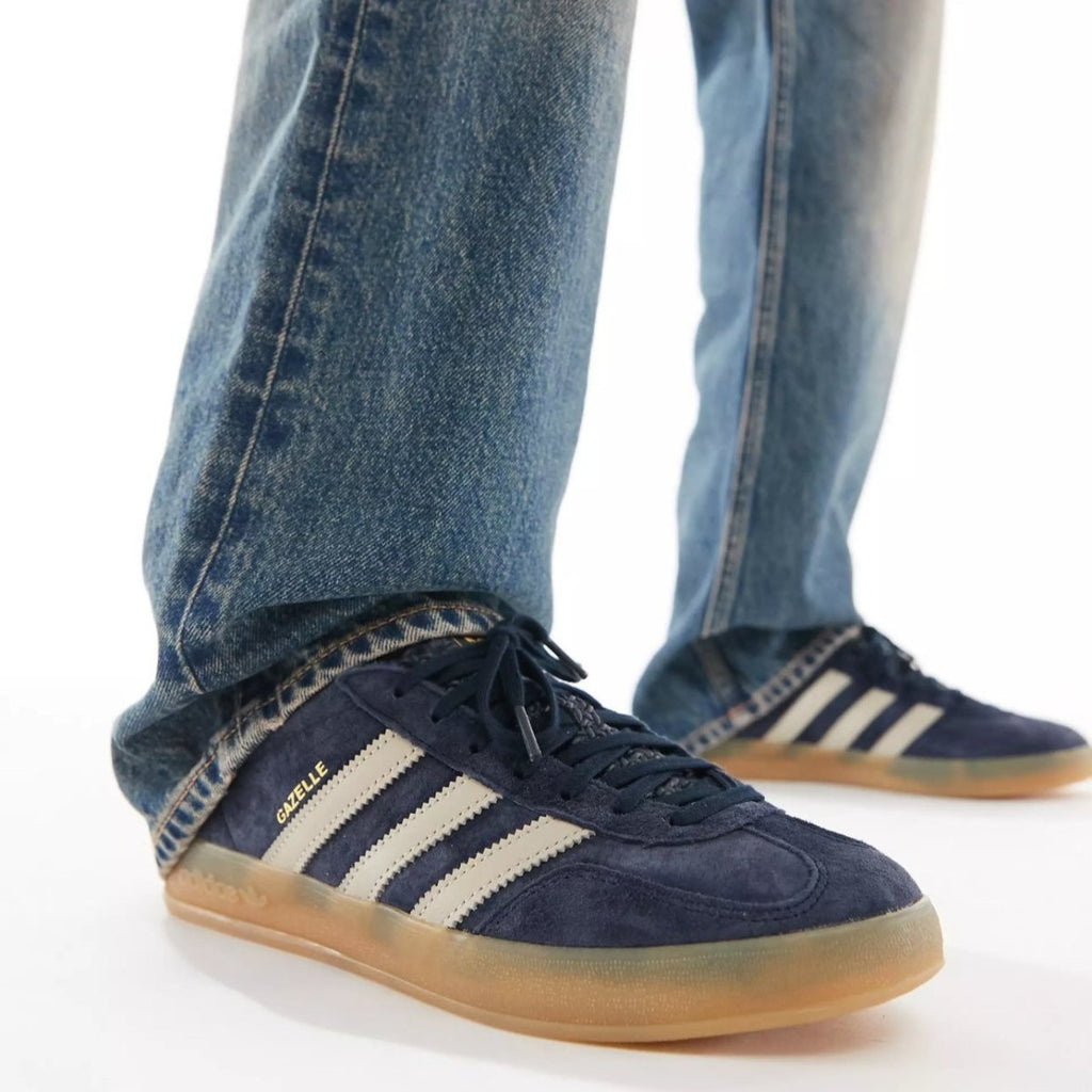 Adidas Gazelle Indoor Legend Ink Wonder Beige IH7501 – sneaker autêntico da CollectKicks