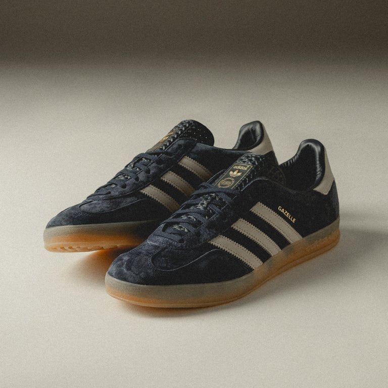 Adidas Gazelle Indoor Legend Ink Wonder Beige |IH7501| CollectKicks