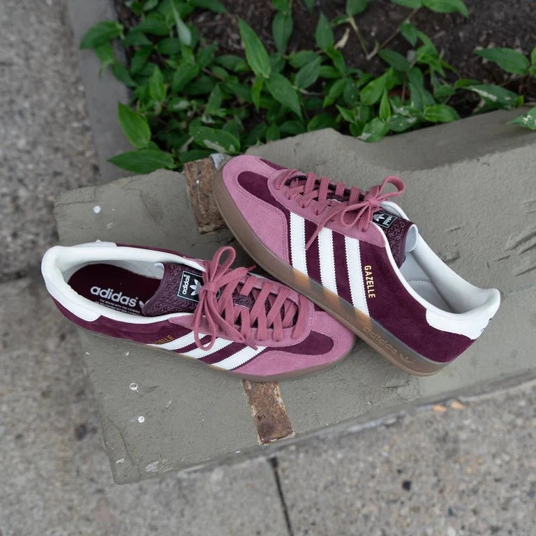 adidas gazelle silver green womens Adidas Gazelle Indoor Maroon Preloved Crimson |IF9647| CollectKicks