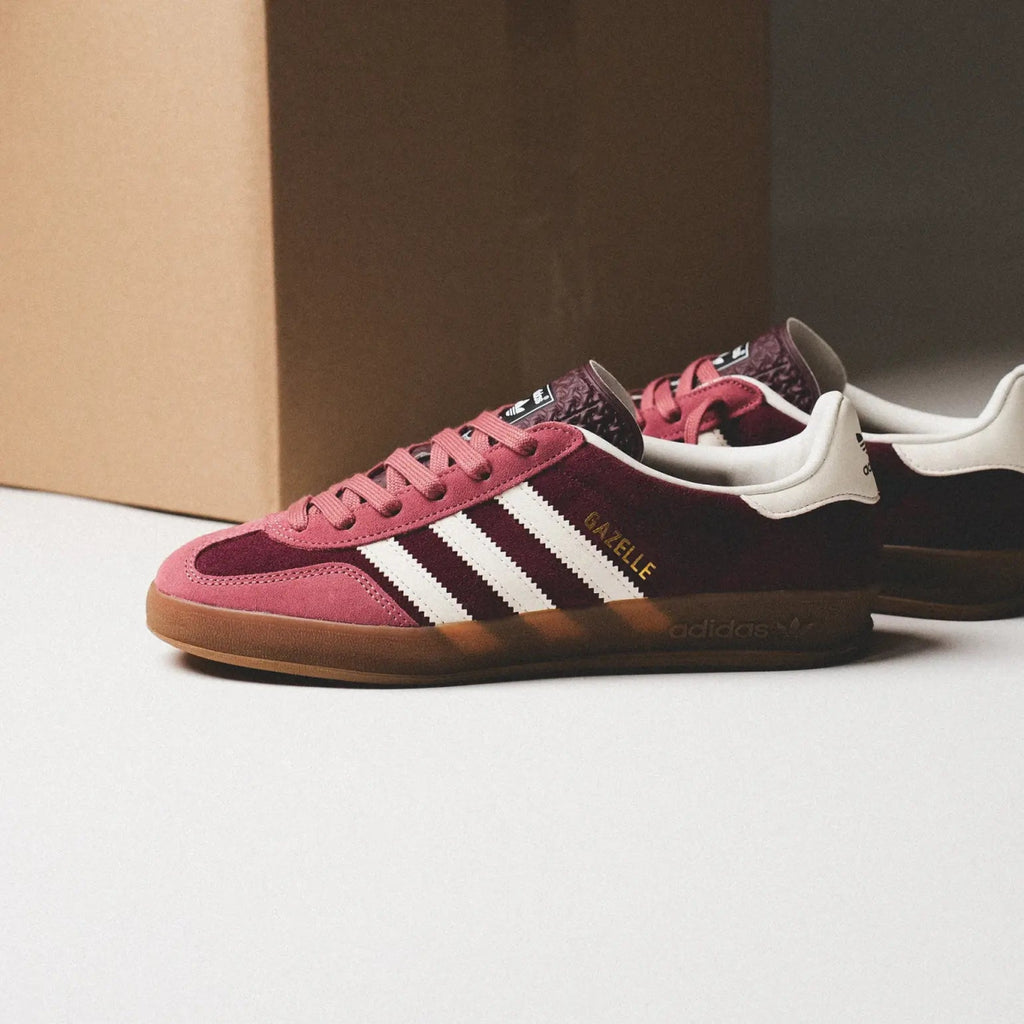 Adidas Gazelle Indoor Maroon Preloved Crimson  – sneaker autêntico da CollectKicks