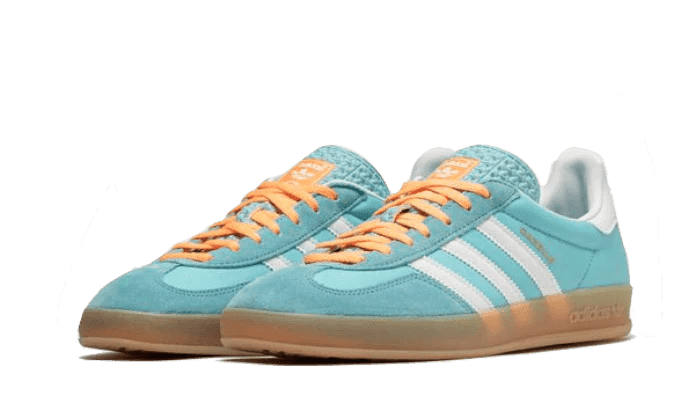 Adidas Gazelle Indoor Preloved Blue White Gum HQ9017 – sneaker autêntico da CollectKicks