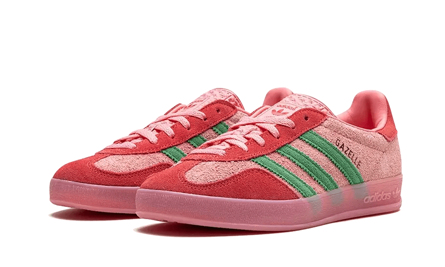 Adidas Gazelle Indoor Semi Pink Spark Preloved Scarlet IG6782 – sneaker autêntico da CollectKicks