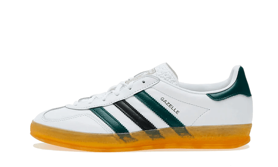 Adidas Gazelle Indoor White Collegiate Green IE2957 – sneaker autêntico da CollectKicks