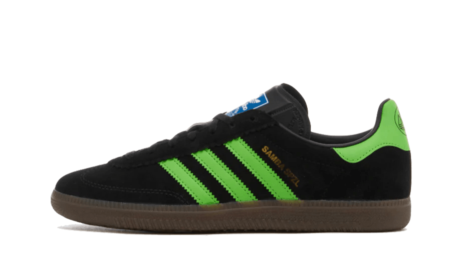 Adidas Samba Deco SPZL Black Lucid Lime  – sneaker autêntico da CollectKicks