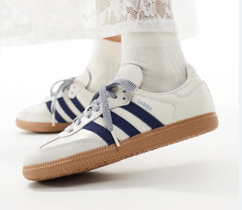Adidas Samba Off White Dark Blue  – sneaker autêntico da CollectKicks