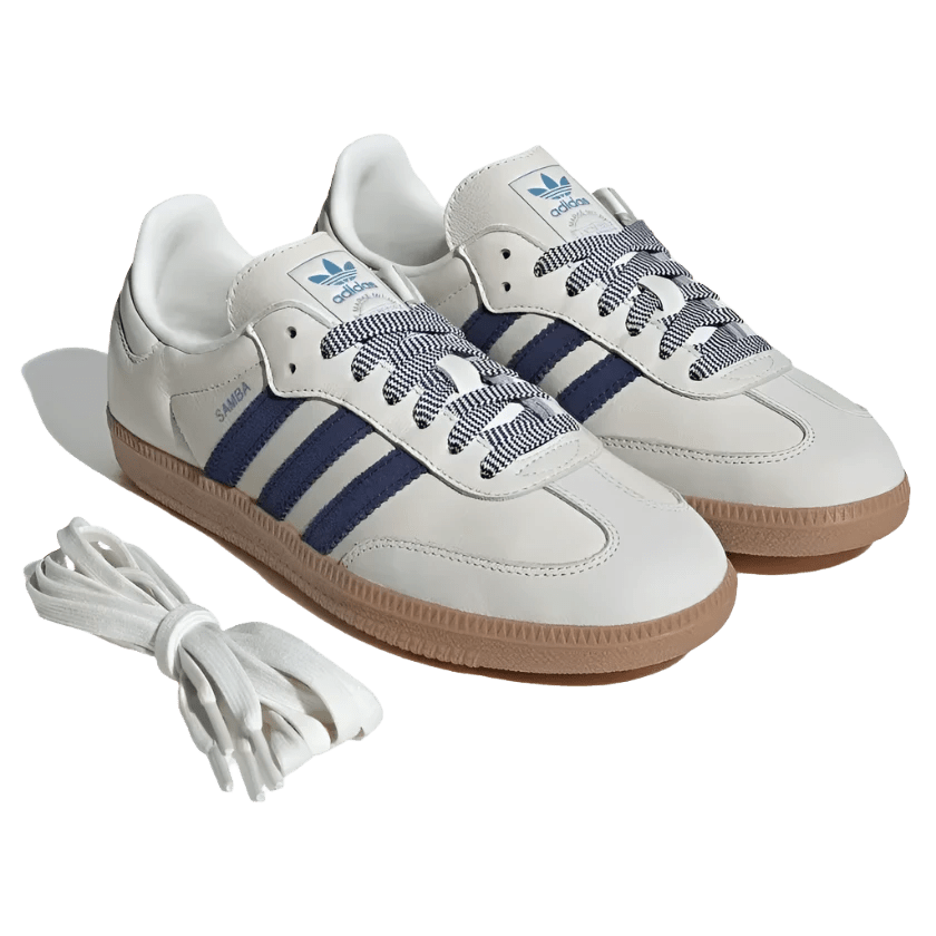 Adidas Samba Off White Dark Blue  – sneaker autêntico da CollectKicks