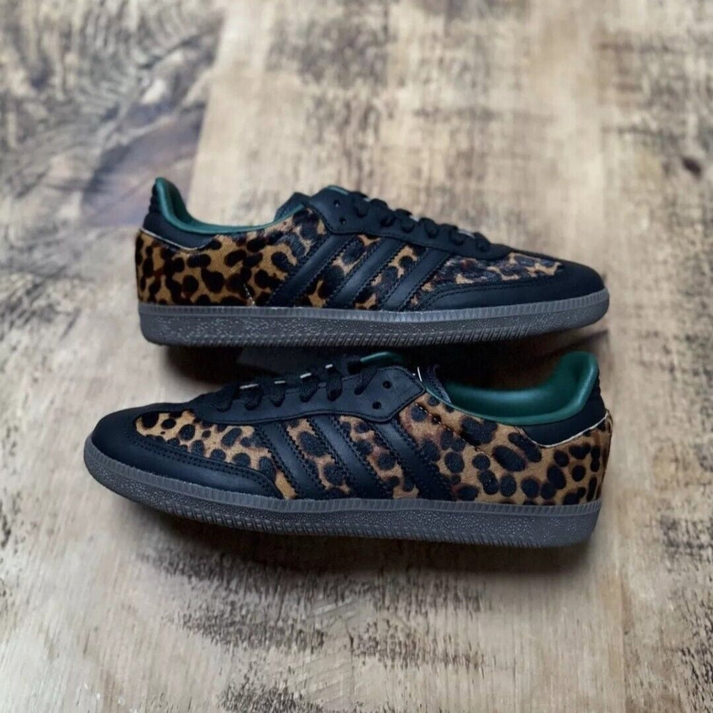 Adidas Samba OG Black Green Leopard  – sneaker autêntico da CollectKicks