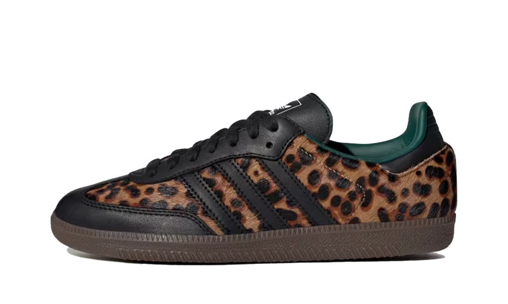 Adidas Samba OG Black Green Leopard  – sneaker autêntico da CollectKicks