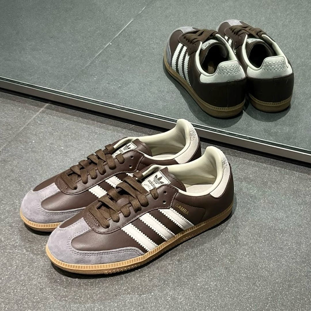 Adidas Samba OG Brown Putty Grey  – sneaker autêntico da CollectKicks