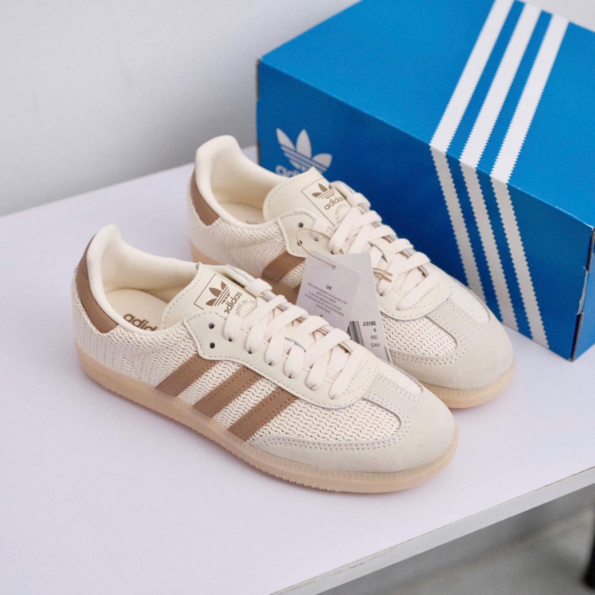 Adidas Samba OG Cream White Cardboard |JI3185| CollectKicks