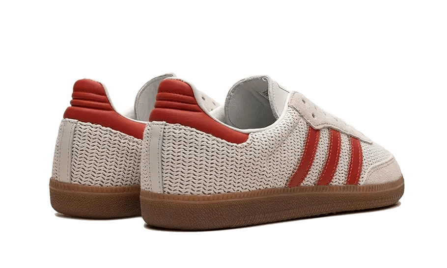 Adidas Samba OG Crystal White Preloved Red |IG1380| CollectKicks