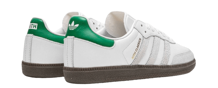 Adidas Samba OG Kith Classics White Green FX5398 – sneaker autêntico da CollectKicks