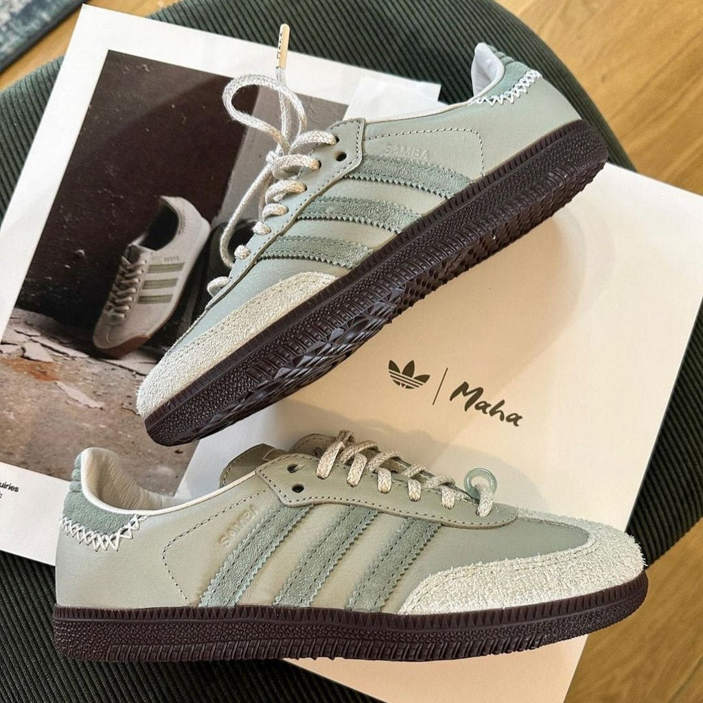 Adidas Samba OG Maha Half Green  – sneaker autêntico da CollectKicks