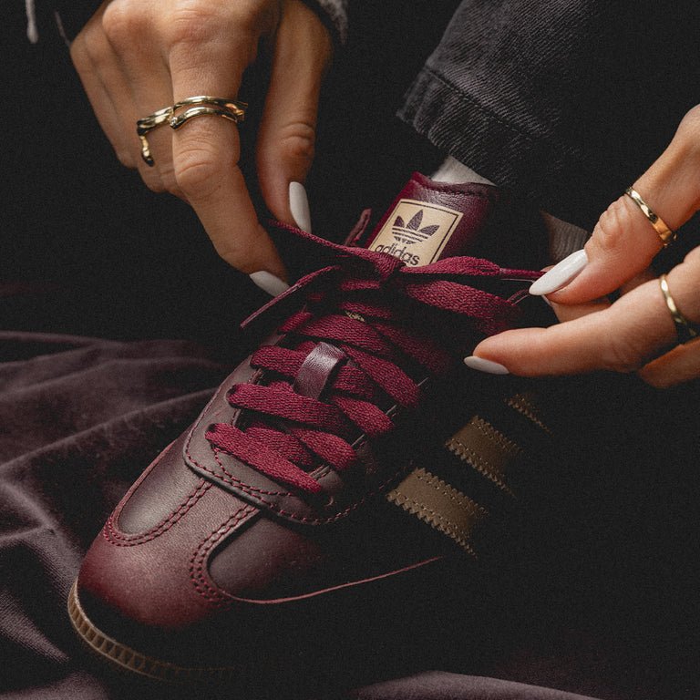 Adidas Samba OG Maroon Crystal Sand  – sneaker autêntico da CollectKicks