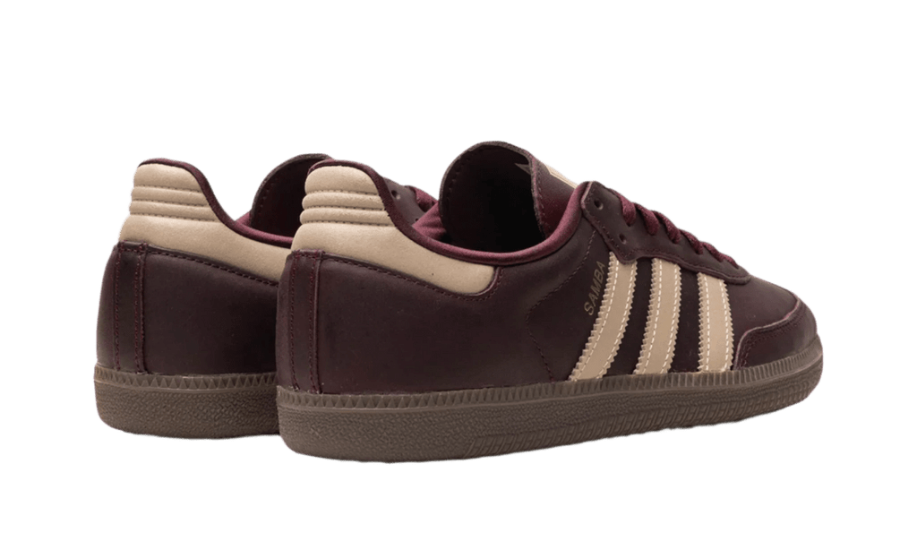Adidas Samba OG Maroon Crystal Sand  – sneaker autêntico da CollectKicks