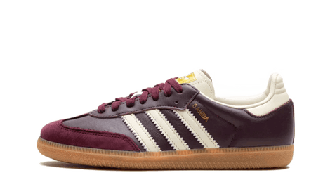 Adidas Samba OG Maroon Gold Metallic ID0477 – sneaker autêntico da CollectKicks