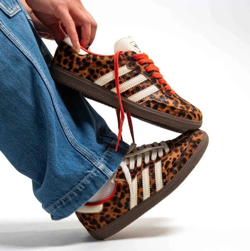 Adidas Samba OG Preloved Red Leopard  – sneaker autêntico da CollectKicks