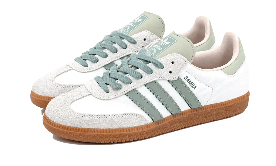 Adidas Samba OG Silver Green Putty Mauve ID0492 – sneaker autêntico da CollectKicks