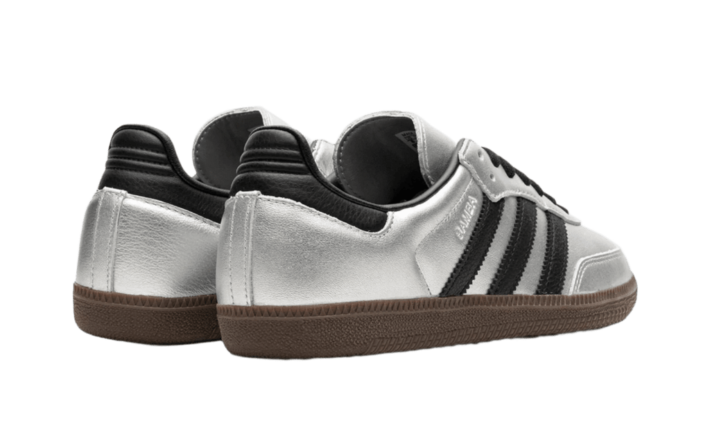 Adidas Samba OG Silver Metallic Black Gum  – sneaker autêntico da CollectKicks