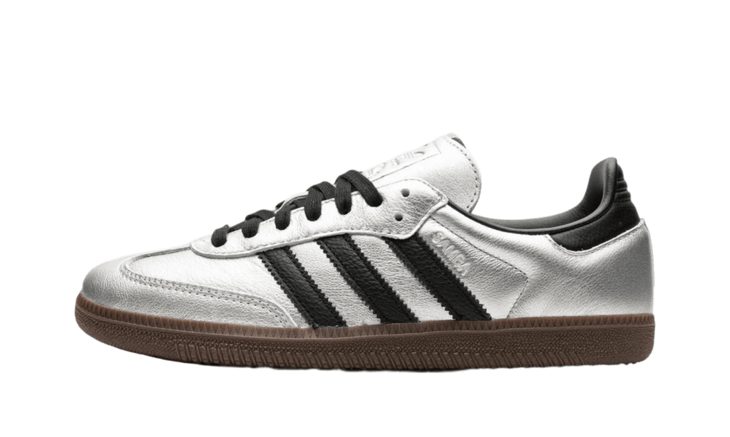 Adidas Samba OG Silver Metallic Black Gum  – sneaker autêntico da CollectKicks