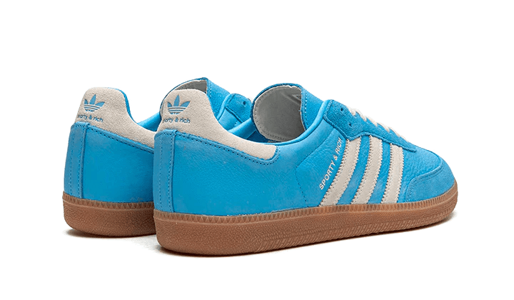 Adidas Samba OG Sporty & Rich Blue Rush IE6975 – sneaker autêntico da CollectKicks