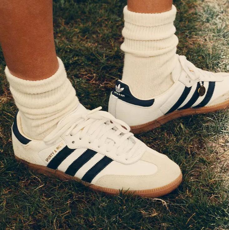 Adidas Samba OG Sporty & Rich White Black  – sneaker autêntico da CollectKicks