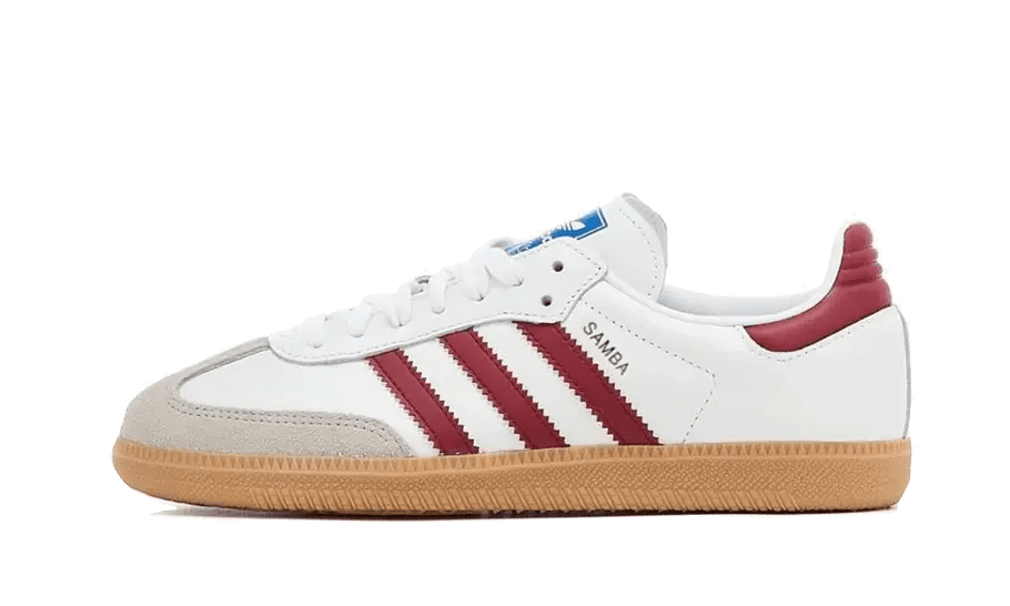 adidas gazelle silver green womens Adidas Samba OG White Burgundy Gum |IF3813| CollectKicks