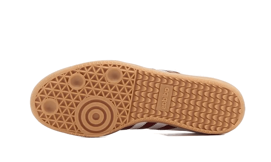 Adidas Samba OG White Burgundy Gum IF3813 – sneaker autêntico da CollectKicks