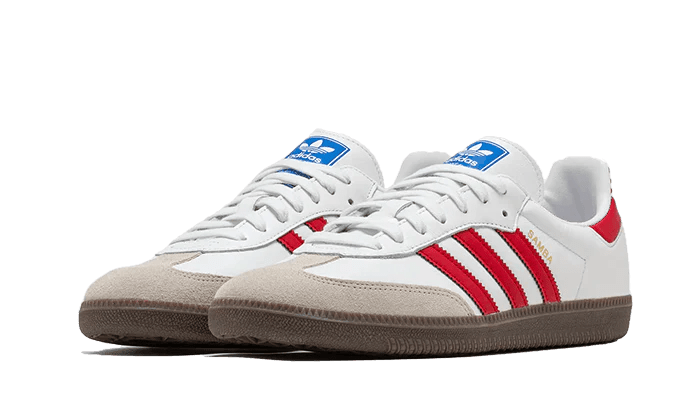 Adidas Samba OG White Red  – sneaker autêntico da CollectKicks