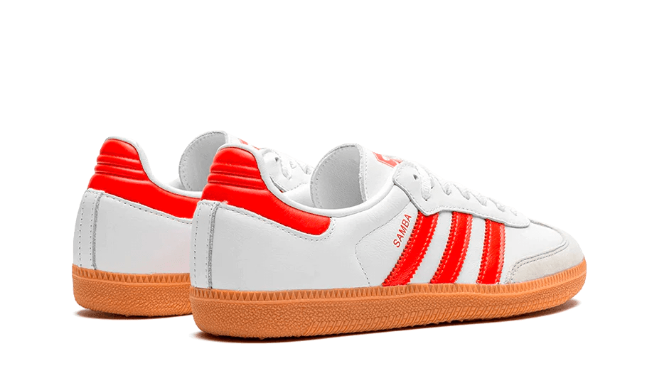 Adidas Samba OG White Solar Red Gum  – sneaker autêntico da CollectKicks
