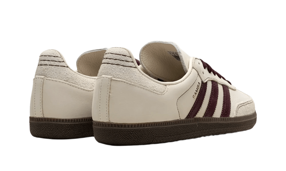 Adidas Samba OG Wonder White Maroon  – sneaker autêntico da CollectKicks