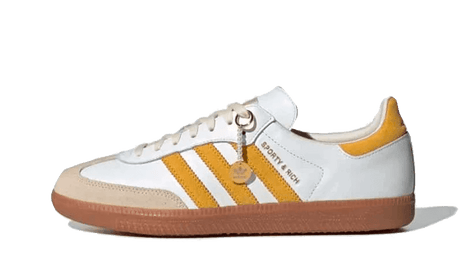 Adidas Samba Sporty & Rich White Bold Gold  – sneaker autêntico da CollectKicks