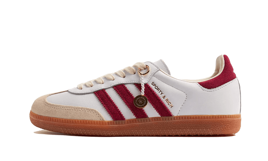 Adidas Samba Sporty & Rich White Collegiate Burgundy |IF5660|  CollectKicks