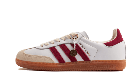 Adidas Samba Sporty & Rich White Collegiate Burgundy IF5660 – sneaker autêntico da CollectKicks