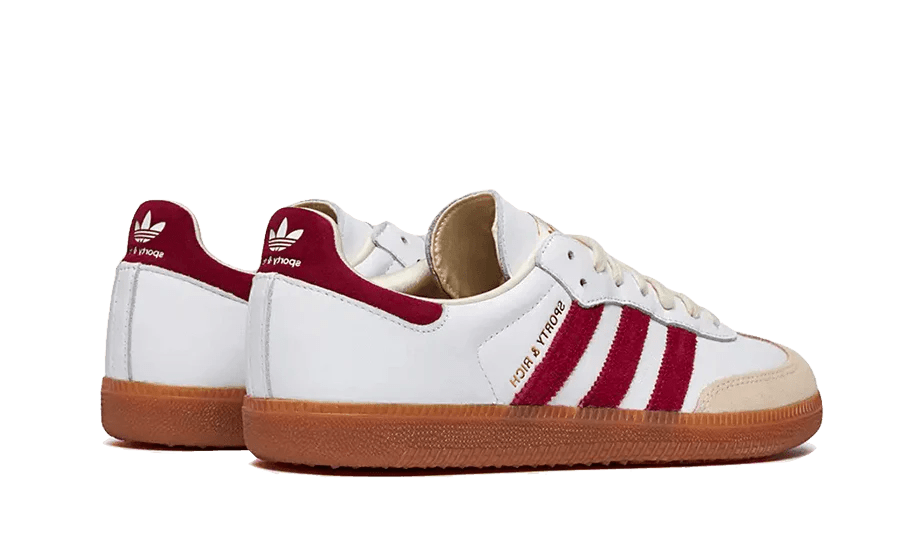 Adidas Samba Sporty & Rich White Collegiate Burgundy IF5660 – sneaker autêntico da CollectKicks
