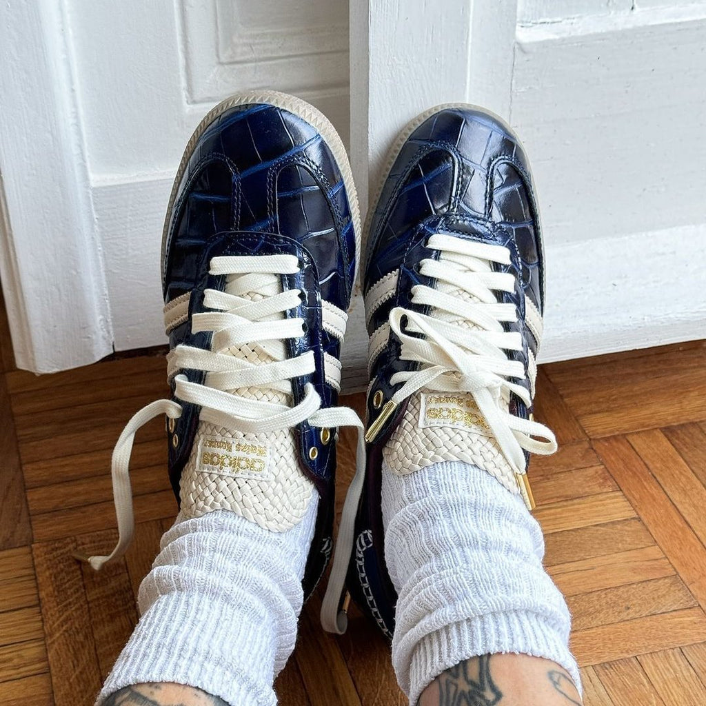 Adidas Samba Wales Bonner Navy Croc  – sneaker autêntico da CollectKicks